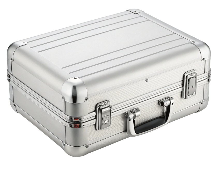 Aluminum briefcase png image