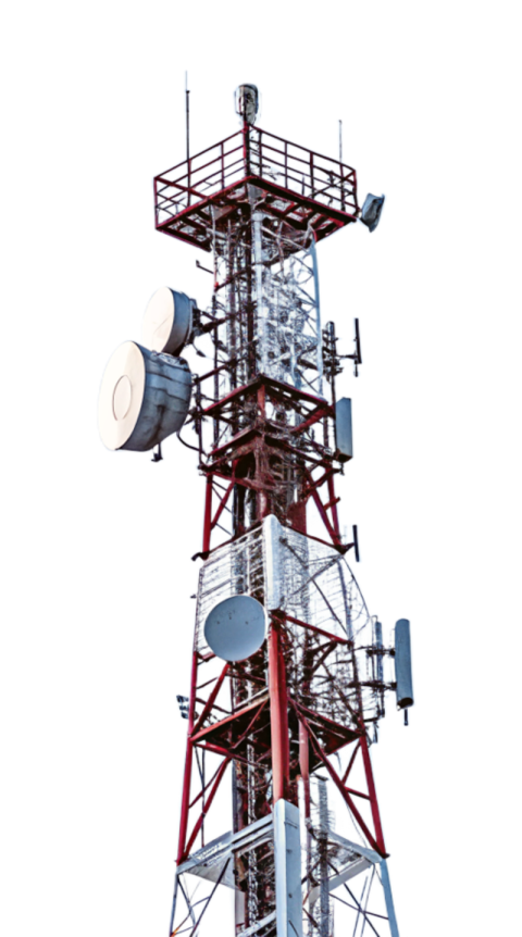 Transparent mobile tower png