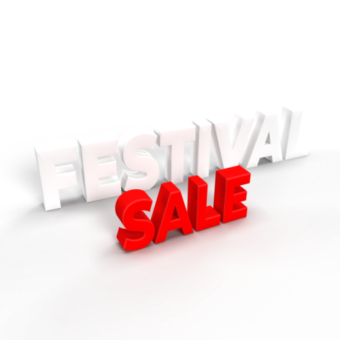 Festival Sale 3D Text Png Free Download