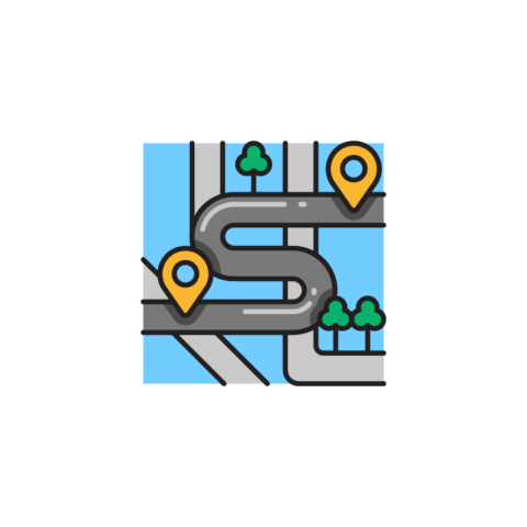 Multiple Destinations Icon Png