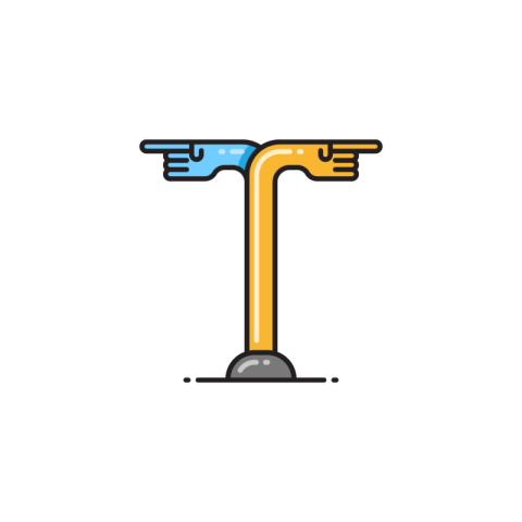 Road Split Icon Png