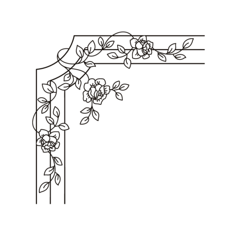 Decorative Corner Element Png Download