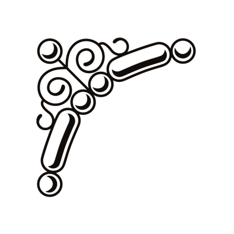Decorative Corner Element Png Download