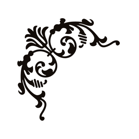 Decorative Corner Element Png Download