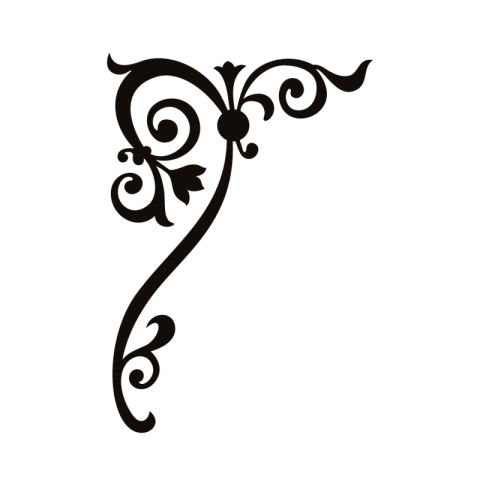 Decorative Corner Element Png Download