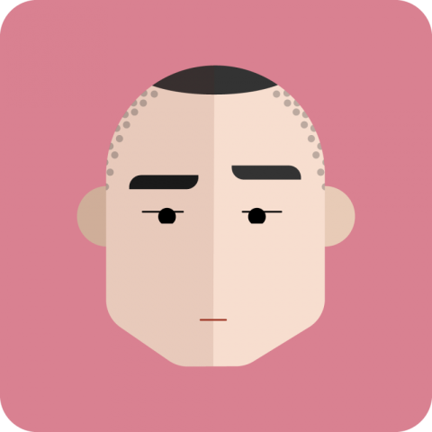 Avatar Asian with Modern Hairstyle PNG