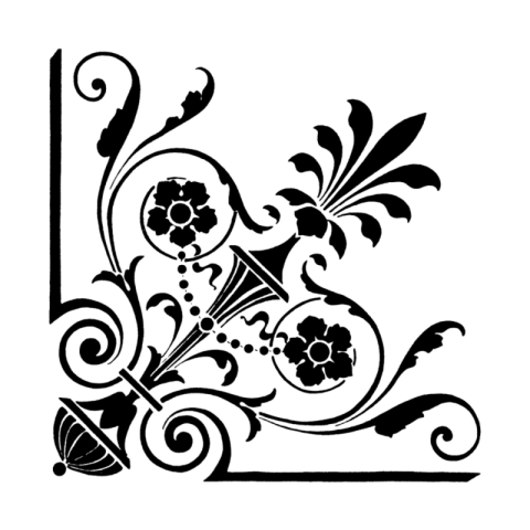 Floral Corner Design