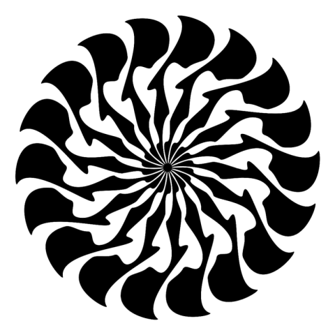 Floral Swirl Mandala Design