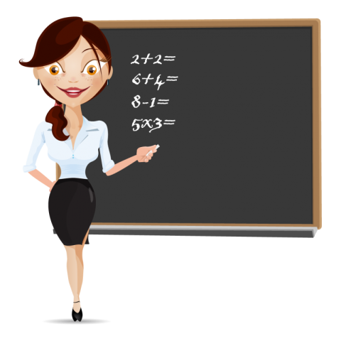 Teaching Maths Cartoon Character Png