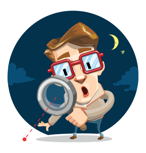 Solving a Case Cartoon Character Free Png