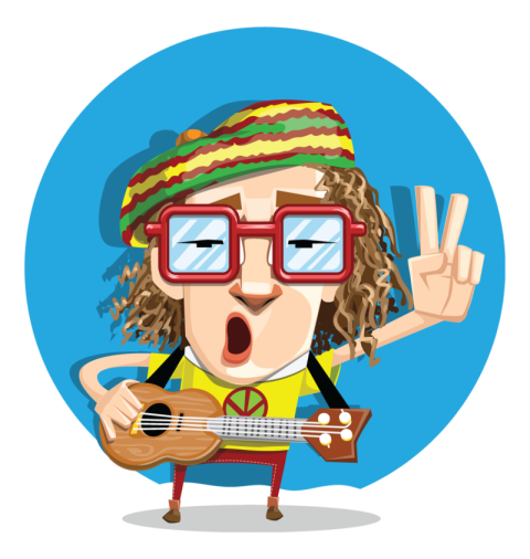Peace Cartoon Character Free Png