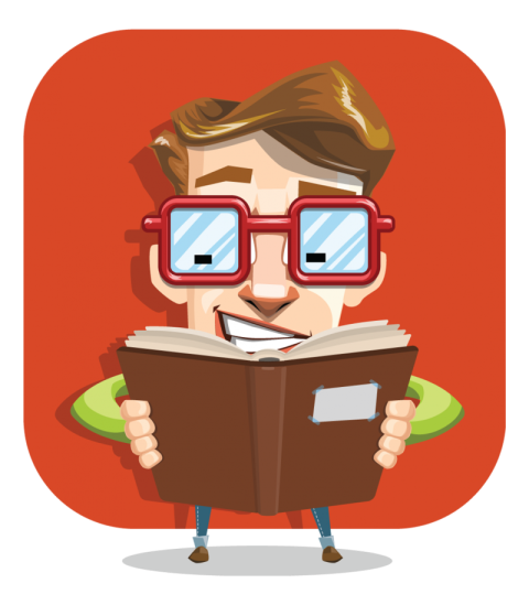 Thirst for Knowledge Cartoon Character Png
