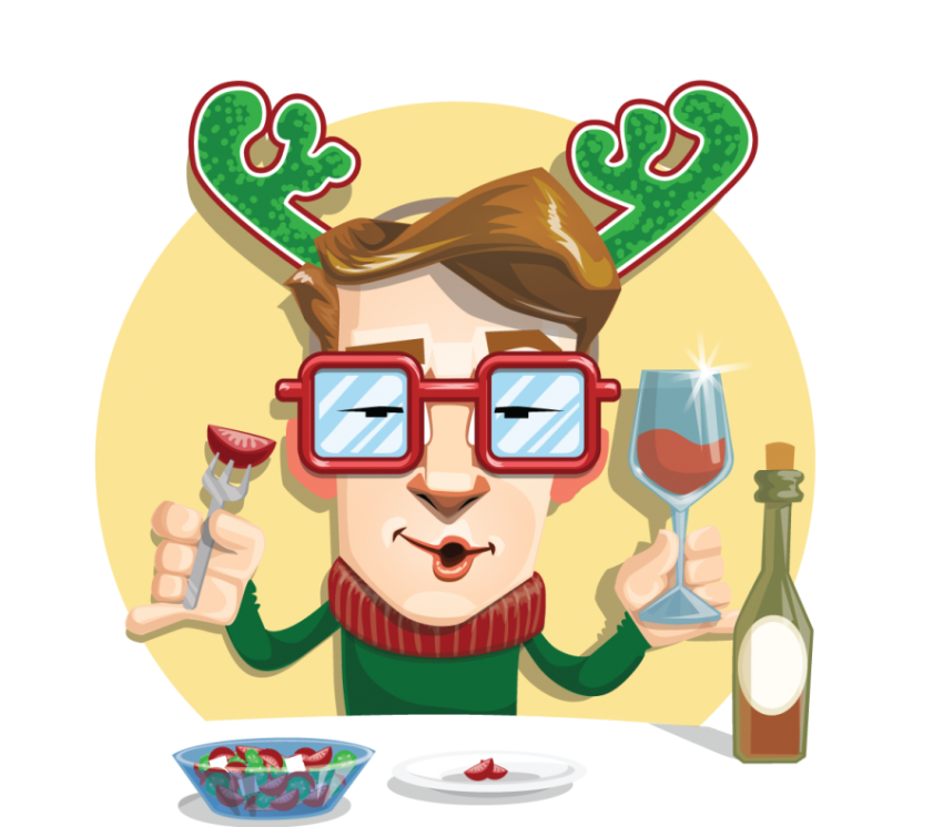 Festive Mood Cartoon Character Free Png