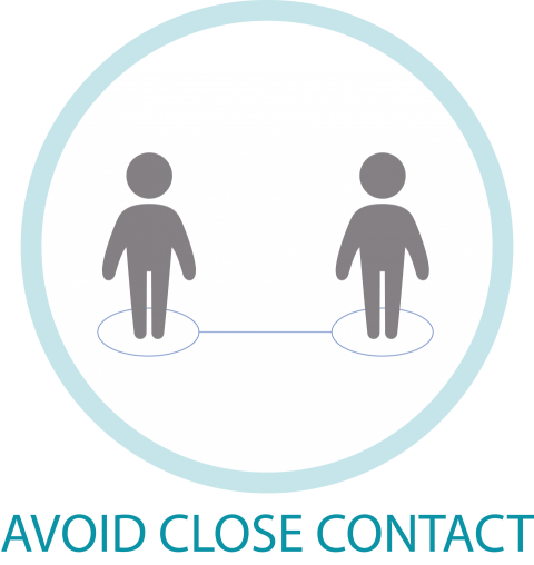 Avoid Close Contact Cartoon Png