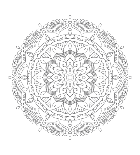 Round Mandala Design Png Free Download