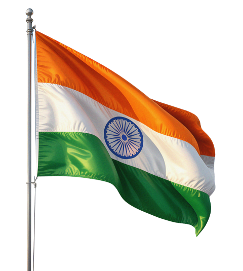 Indian National Flag Waving Png