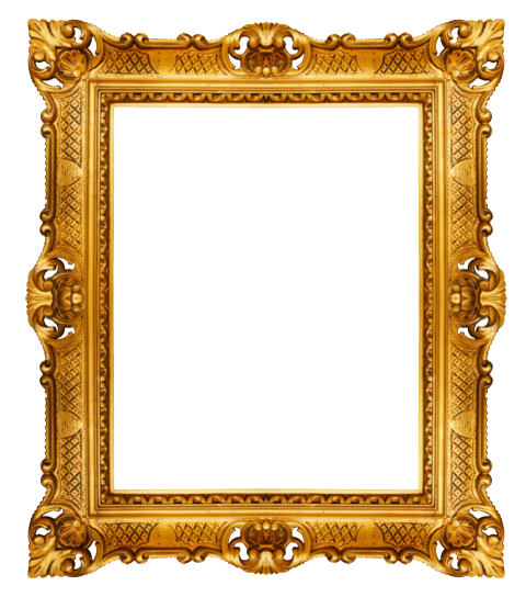 Wooden photo frame png image