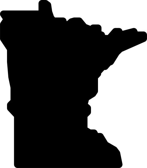 minnesota map png vector