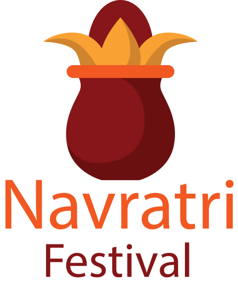 Navratri Festival Badge Design Template