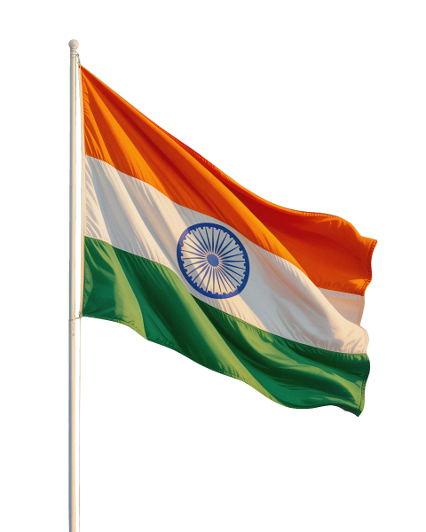 Indian National Flag Waving Png