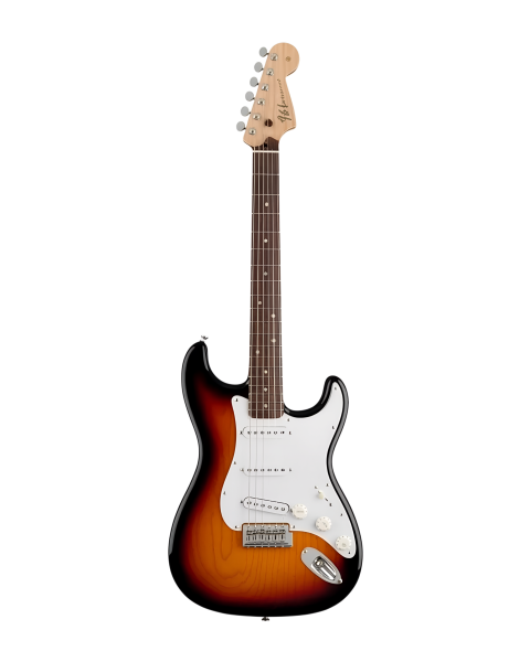Classic Electric Guitar on Transparent Background
