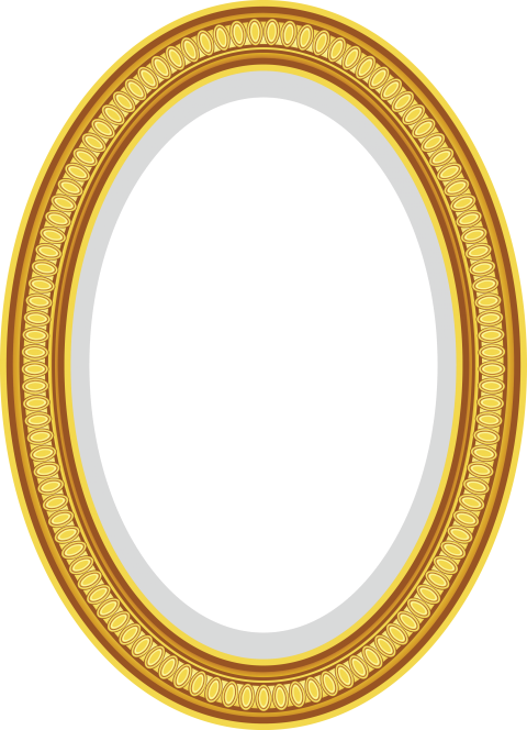 Golden Frame Design Png