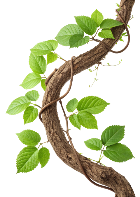 Transparent Green Leaves Growing Foliage