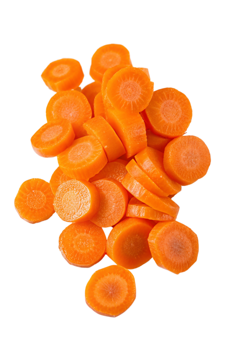Freshe carrots sliced png image