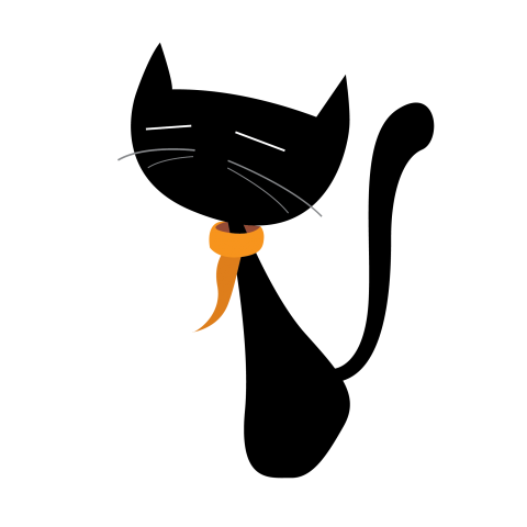 Cute Funny Black Cat Png