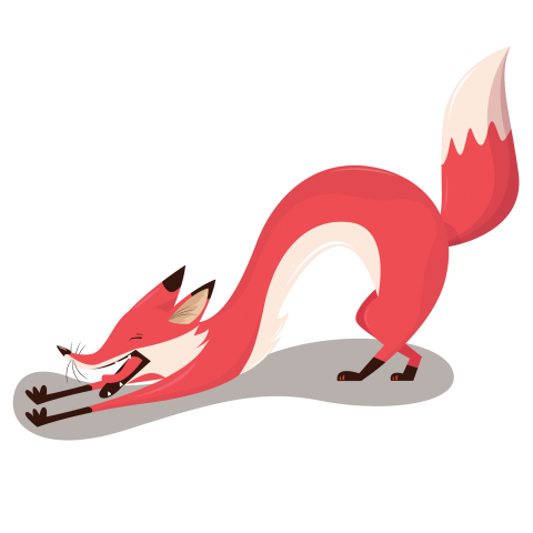 Funny Fox Illustration