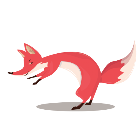 Cute Funny Fox Cartoon