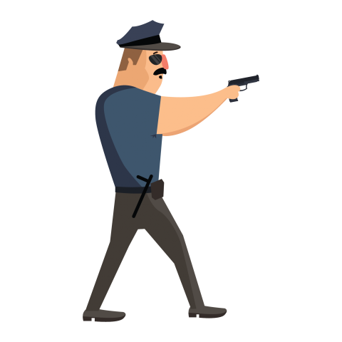 Police Man Cartoon
