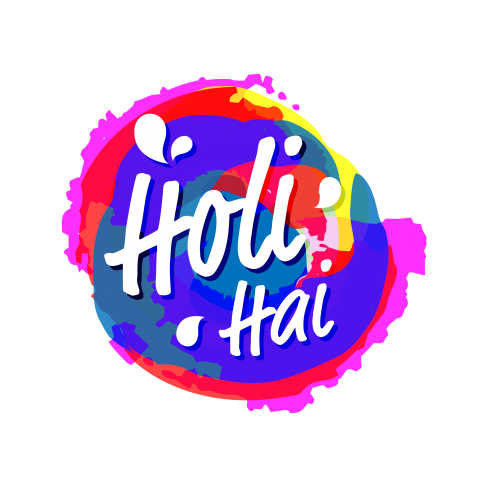 Holi Wish Sticker Design Png