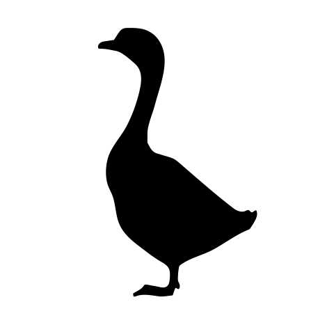 Duck silhouette png