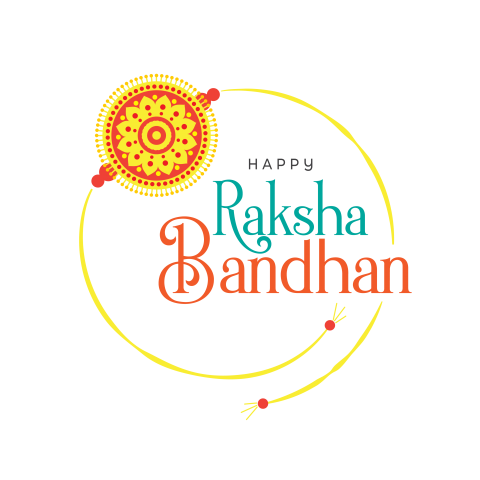 Happy Raksha Bandhan Text Greeting Png