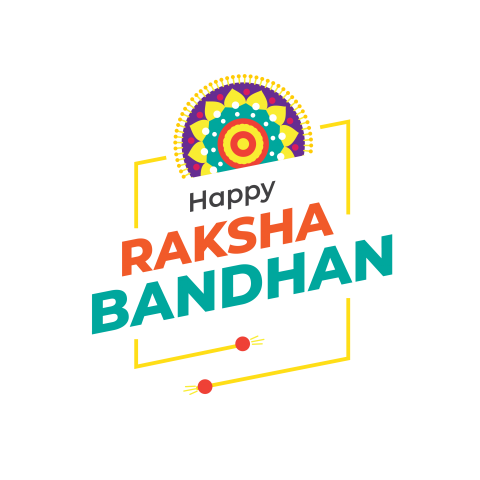 Happy Raksha Bandhan Text Greeting Png