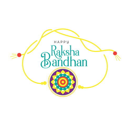 Happy Raksha Bandhan Text Greeting Png