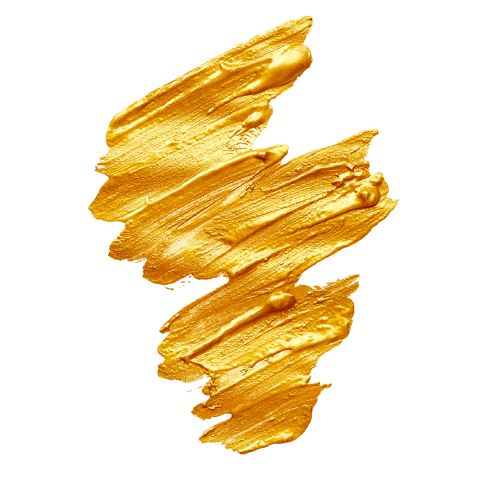 Gold Paint Brush Stroke Color Png Free Download