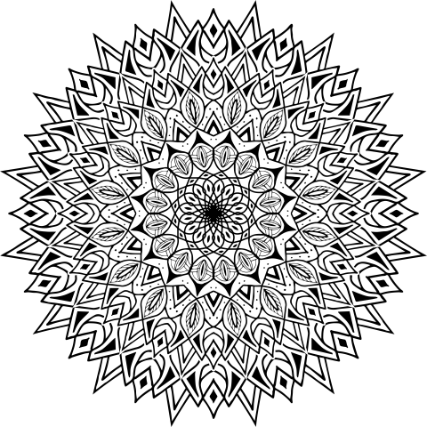 Hand Drawn Mandala Design Png