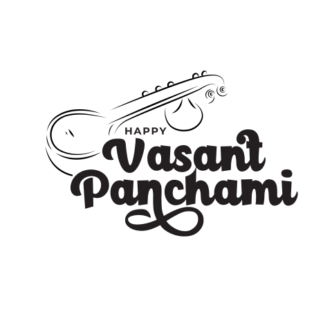 Vasant Panchami Text Typography Png