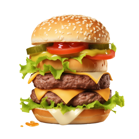Big Size Hamburger PNG Image Free Download