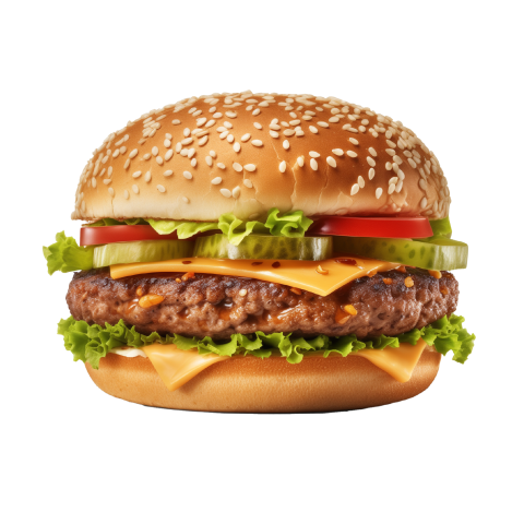 Veg Burger PNG Image Free Download