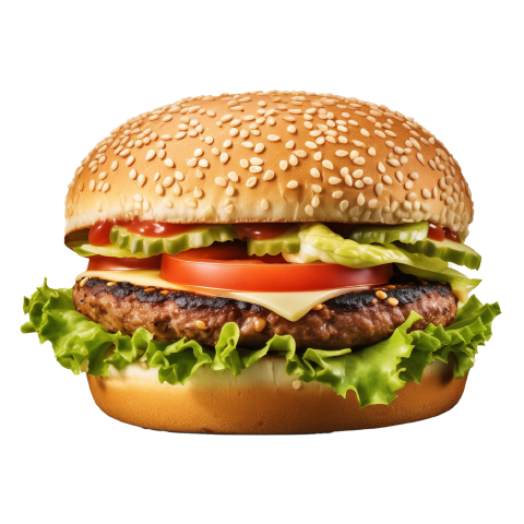 Veg Burger PNG Image Free