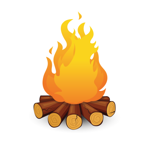 Bonfire Illustration PNG