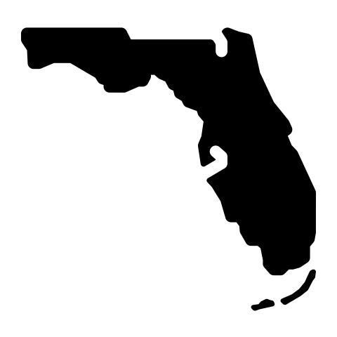 florida map png vector