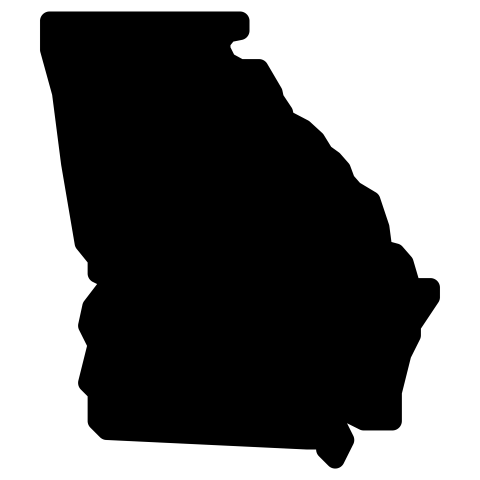 georgia map vector png