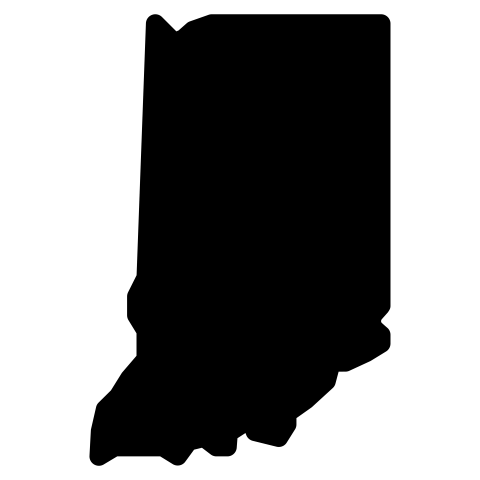 indiana map png vector