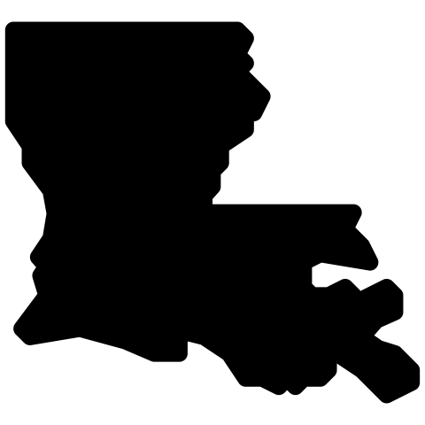 louisiana map png vector