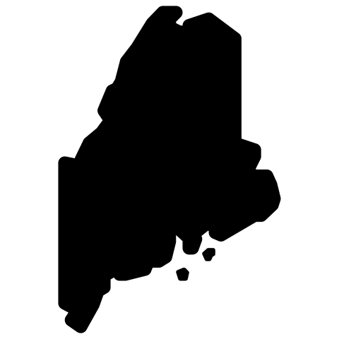 maine map png vector