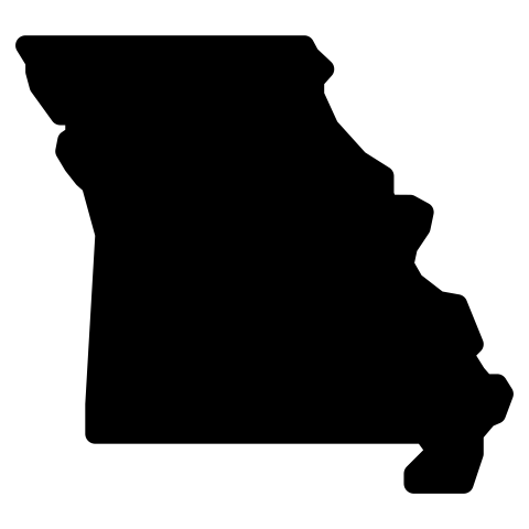 missouri map png vector